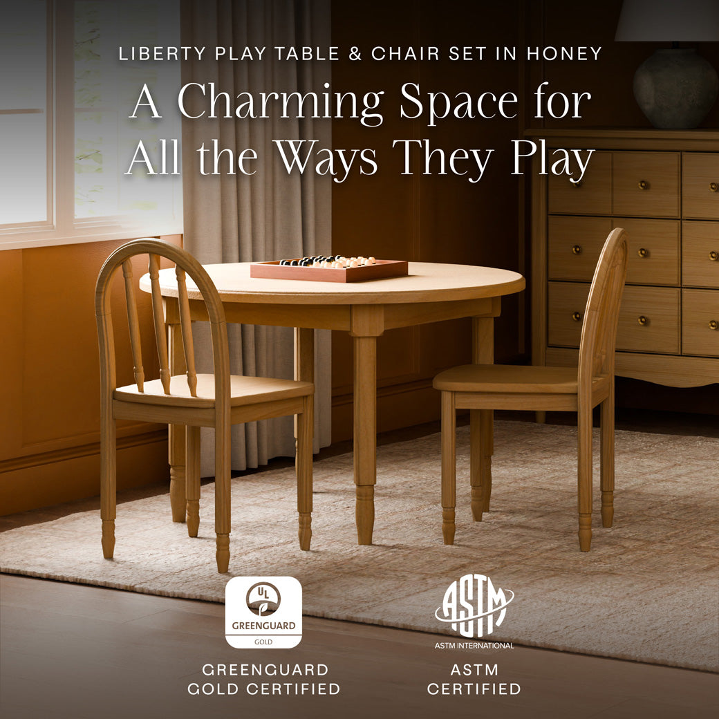 Liberty Play Table and Spindle Chairs Set