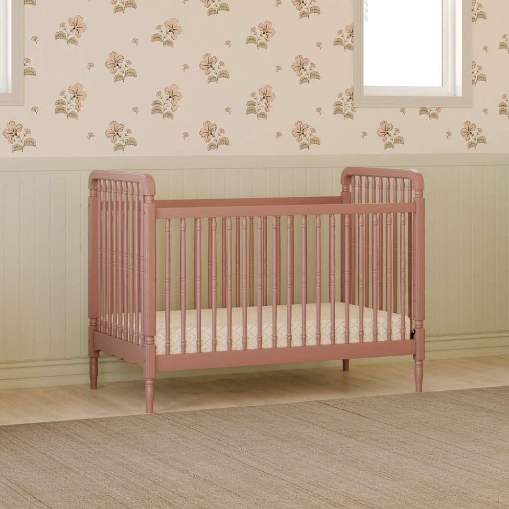 Liberty 3-in-1 Convertible Spindle Crib + Toddler Bed Conversion Kit