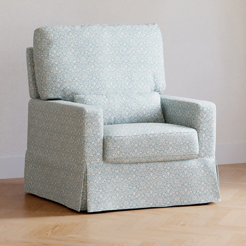 Crawford Pillowback Comfort Swivel Glider