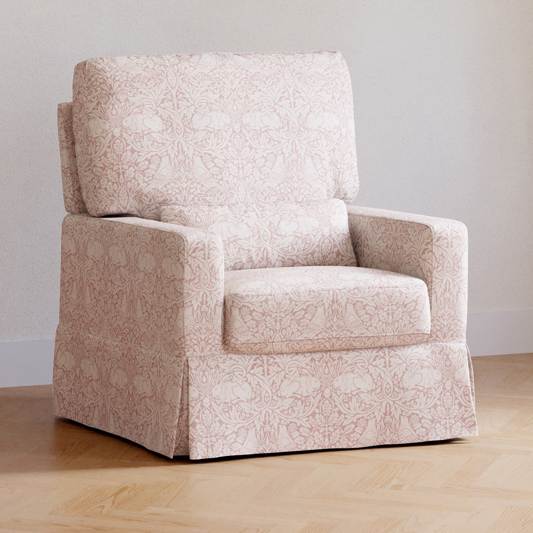Crawford Pillowback Comfort Swivel Glider