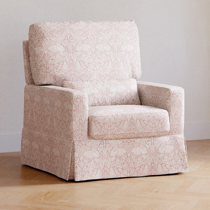 Crawford Pillowback Comfort Swivel Glider