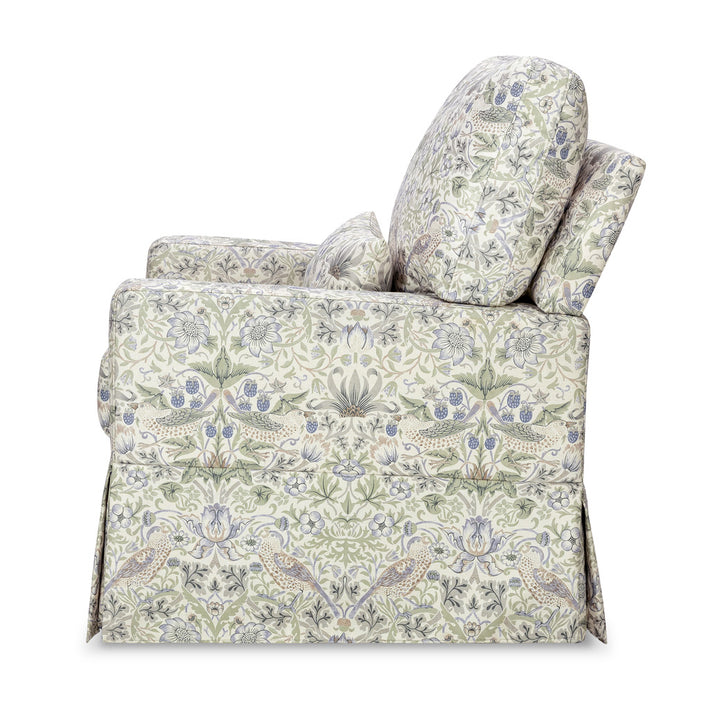 Crawford Pillowback Comfort Swivel Glider