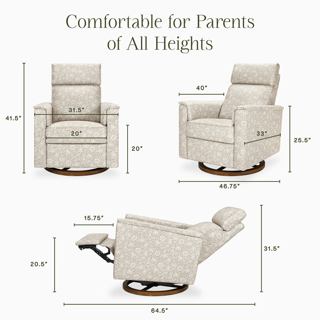 Willa Plus Power Glider Recliner with Power Headrest