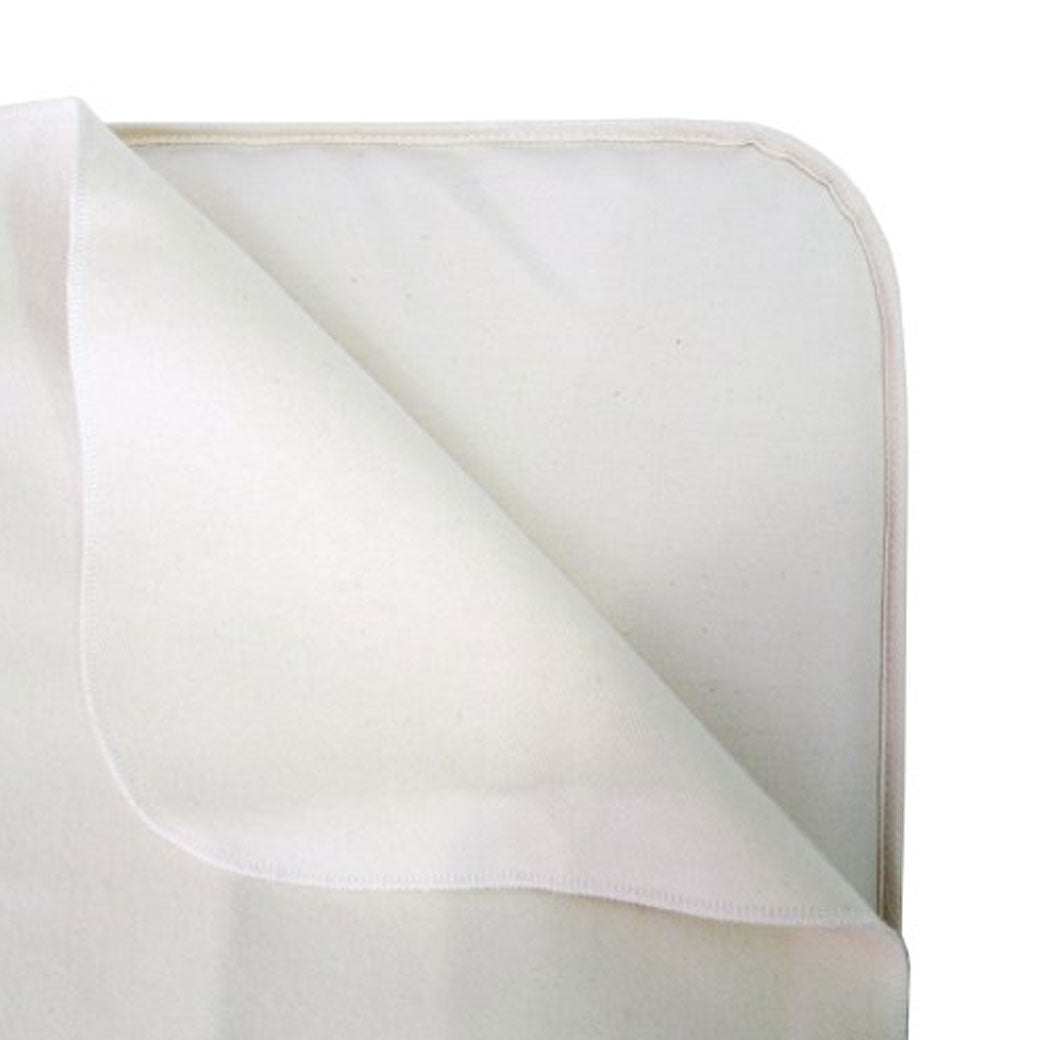 Organic Non Waterproof Flannel Flat Crib Protector Pad