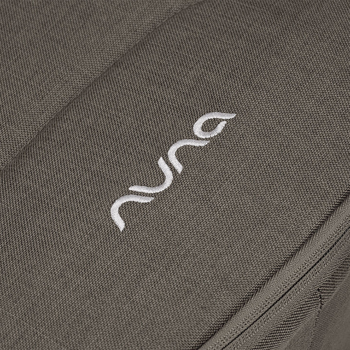 Closeup of the material of the Nuna DEMI Next Bassinet + Stand in -- Color_Granite