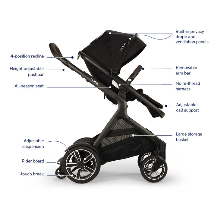 DEMI Next Stroller + PIPA Series Travel System