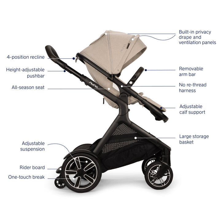 DEMI Next Stroller + Rider Board