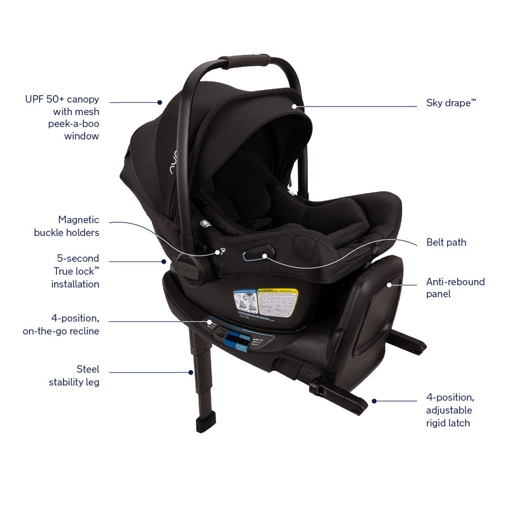 PIPA Aire RX Infant Car Seat + PIPA RELX Base