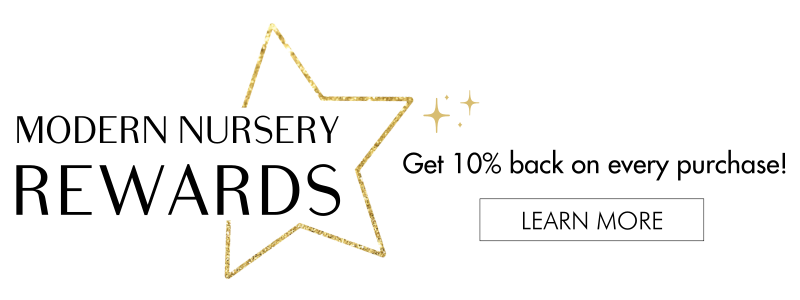 Modern Nursery Rewards promo banner