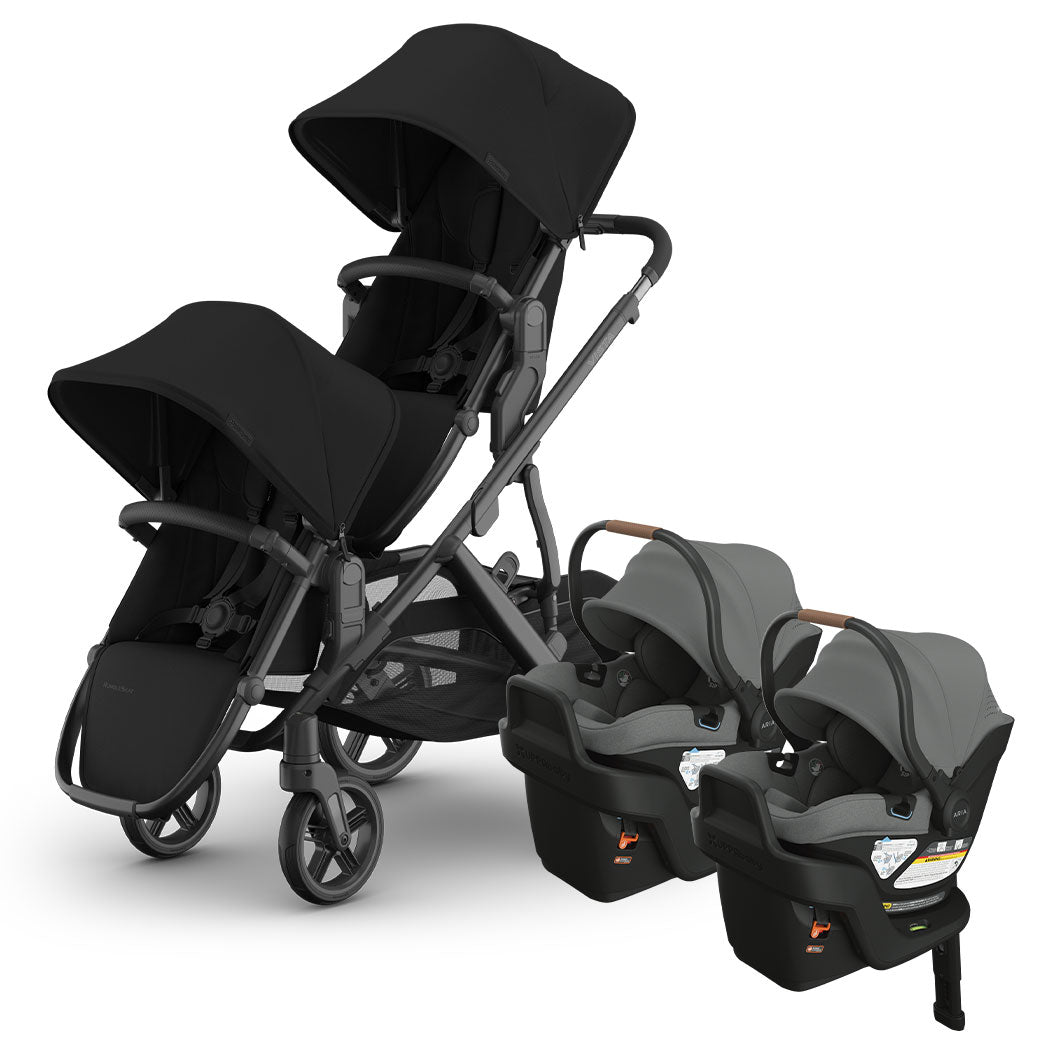 Vista V3 Twin Stroller + Aria V2 Travel System