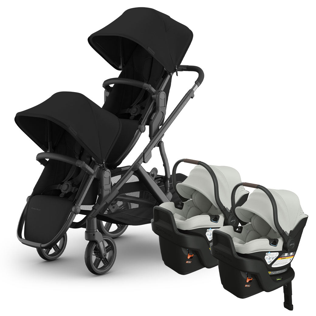 Vista V3 Twin Stroller + Aria V2 Travel System