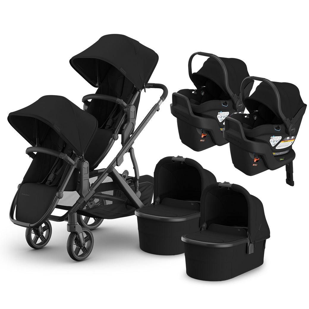 Vista V3 Twin Stroller + Aria V2 Car Seat Stroller Combo