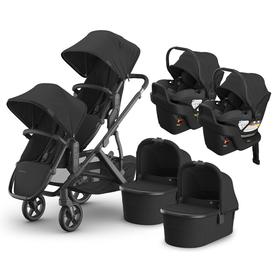 Vista V3 Twin Stroller + Aria V2 Travel System