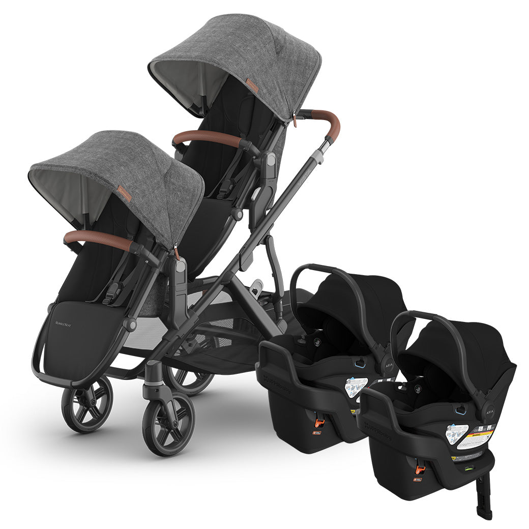Vista V3 Twin Stroller + Aria V2 Car Seat Stroller Combo