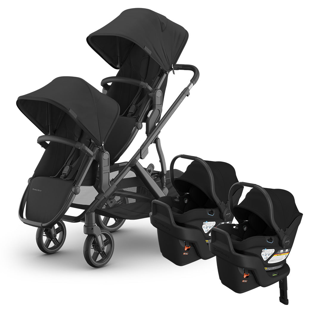 Vista V3 Twin Stroller + Aria V2 Car Seat Stroller Combo