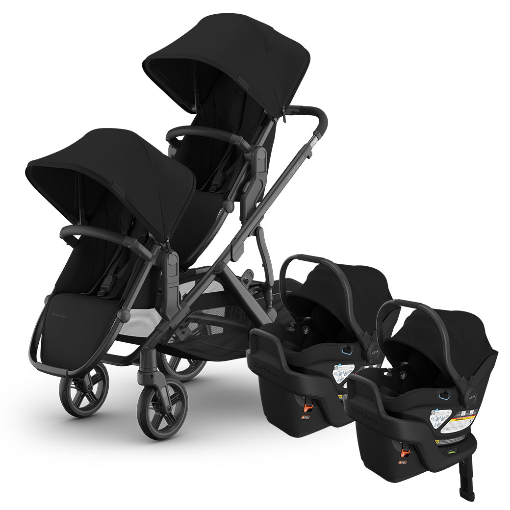 Vista V3 Twin Stroller + Aria V2 Car Seat Stroller Combo