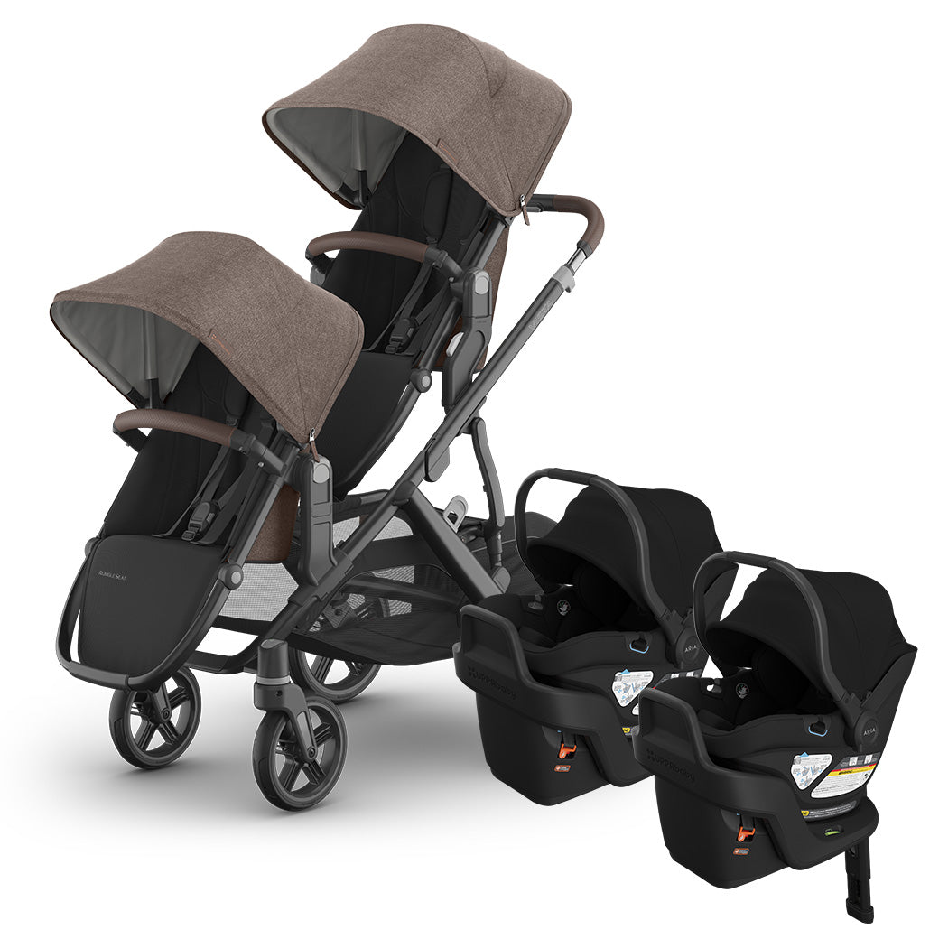 Vista V3 Twin Stroller + Aria V2 Car Seat Stroller Combo