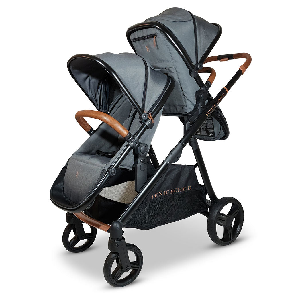 Ventura Single to Double Sit-and-Stand Stroller & 2nd Toddler Seat