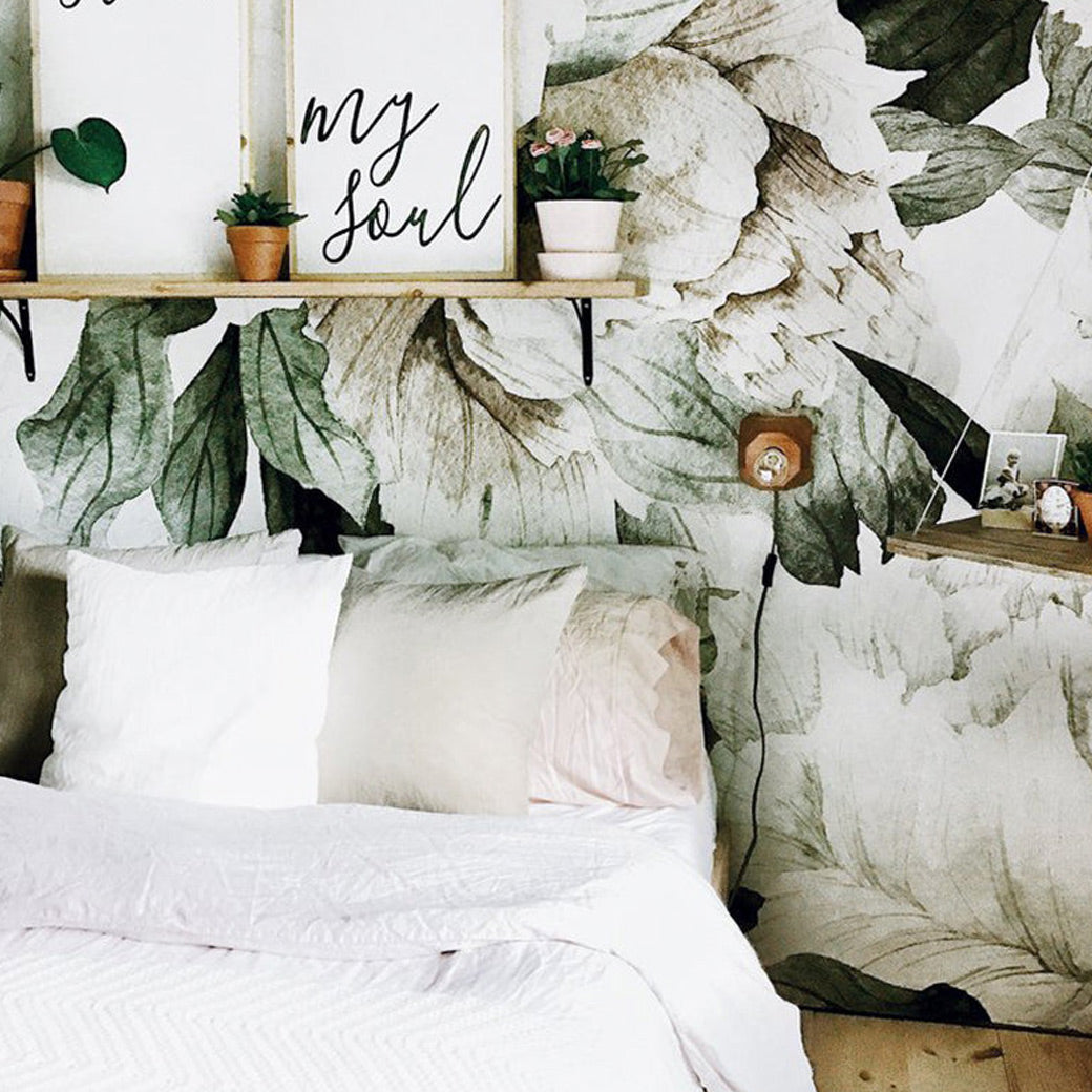 Blush Floral Mural