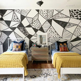 Geometric Shapes Mural