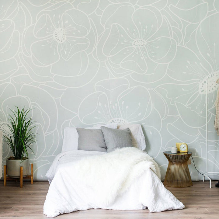 Hibiscus Mural