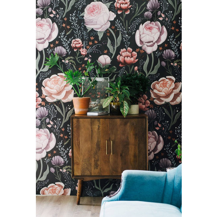 Rose le Soir Mural