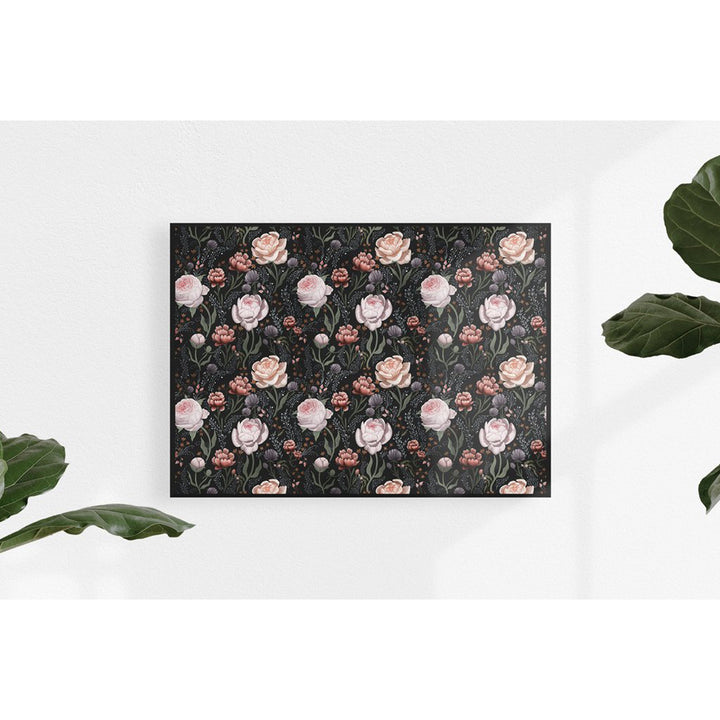 Rose le Soir Mural