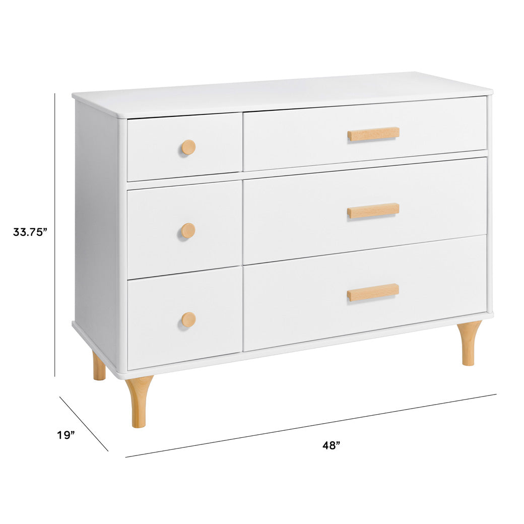 Lolly 6-Drawer Assembled Dresser (48")
