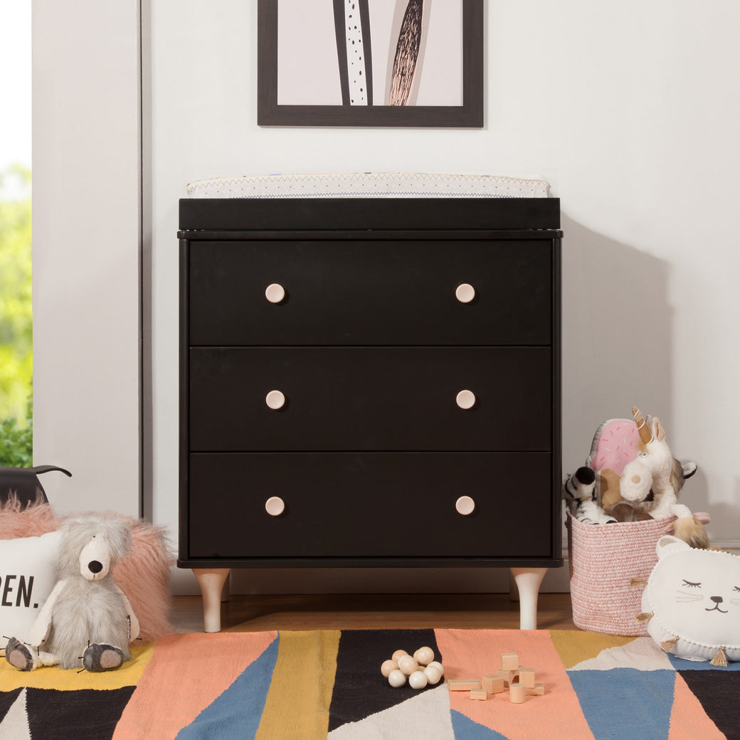 Lolly 3-Drawer Compact Changer Dresser with Removable Changing Tray (34")
