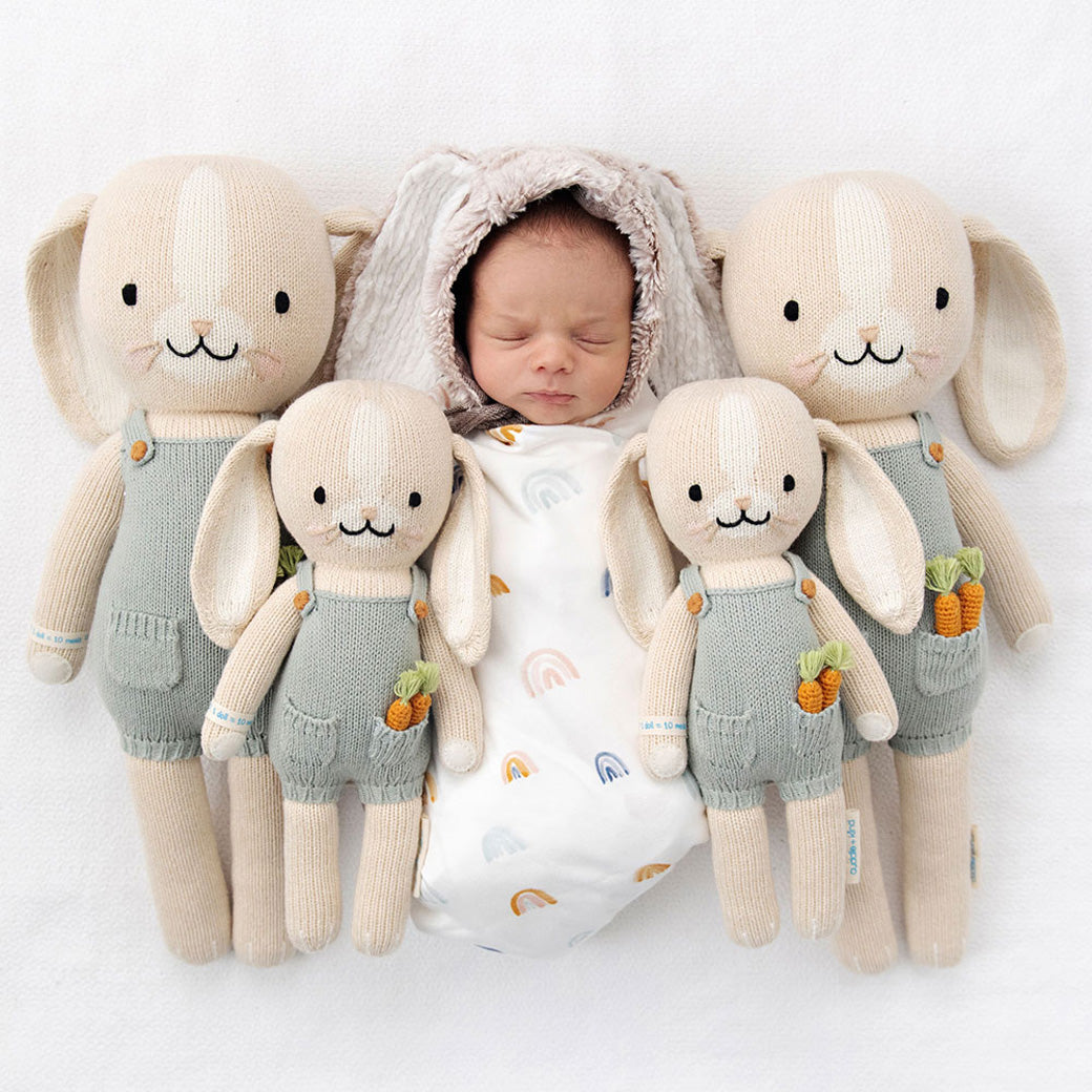Henry The Bunny Hand-Knit Doll