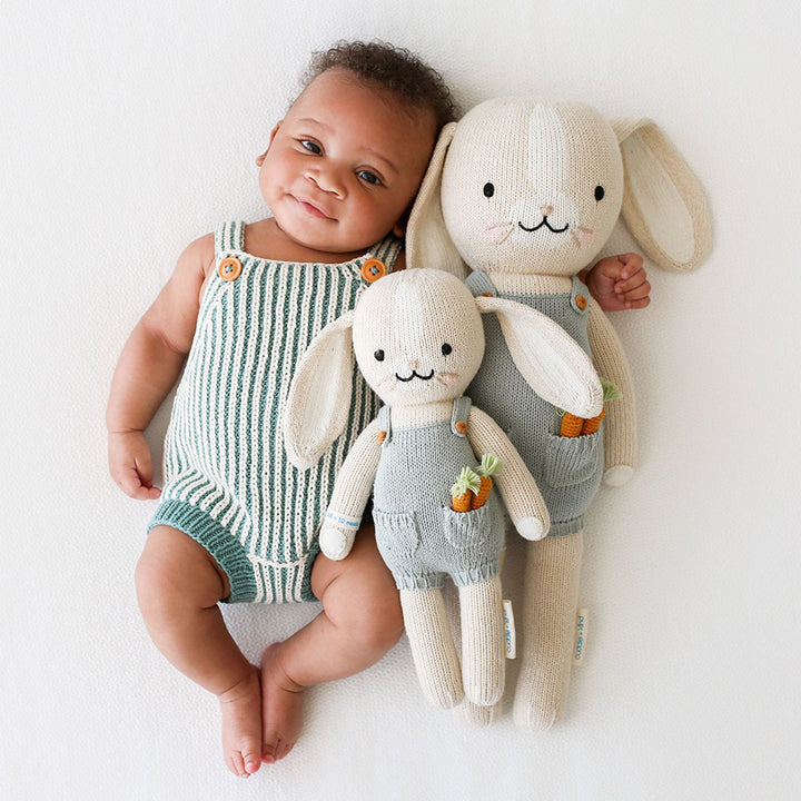 Henry The Bunny Hand-Knit Doll