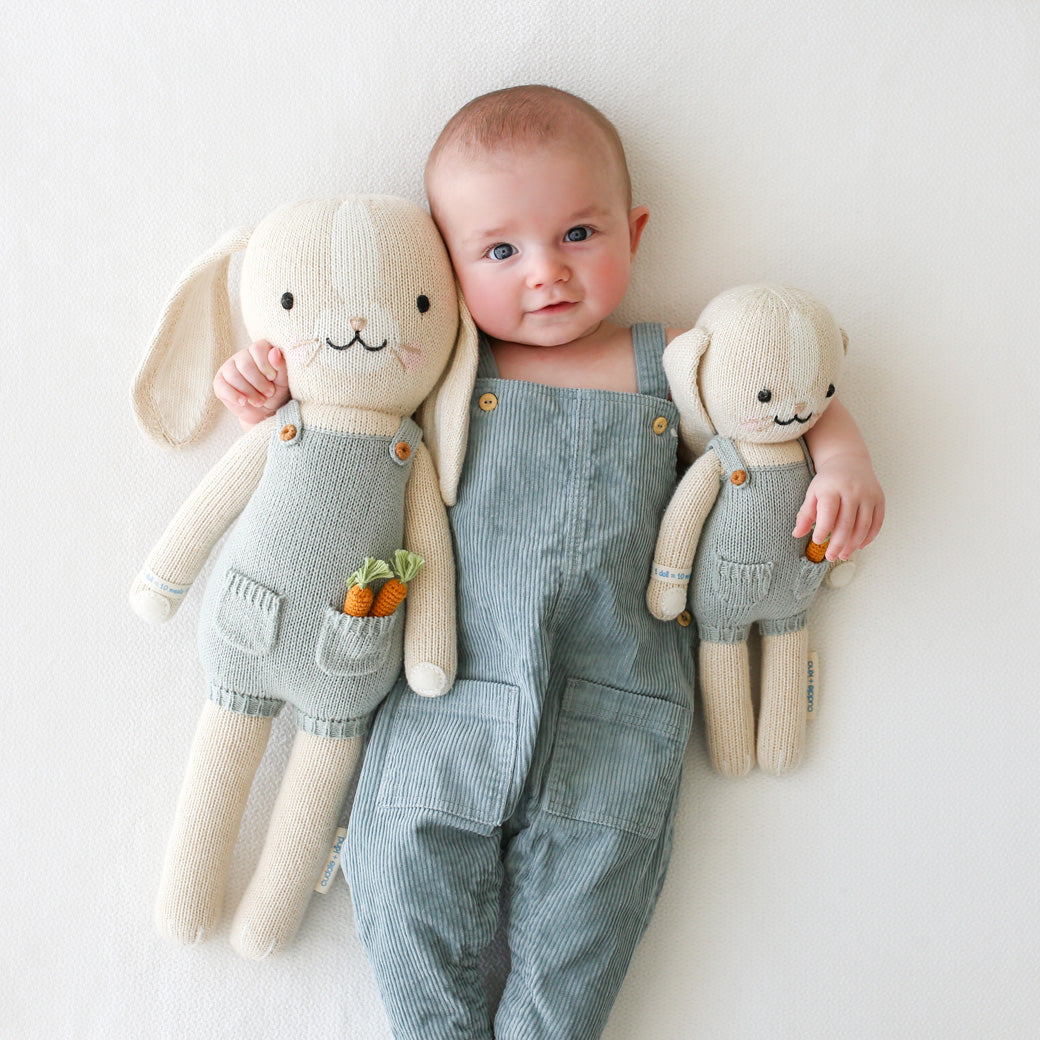 Henry The Bunny Hand-Knit Doll