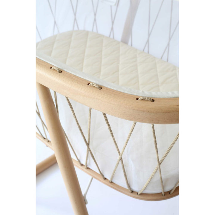 Up Close of the detail on the Charlie Crane KUMI Cradle in -- Color_Desert