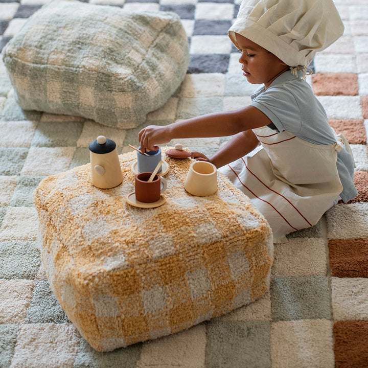 Kitchen Tiles Washable Rug