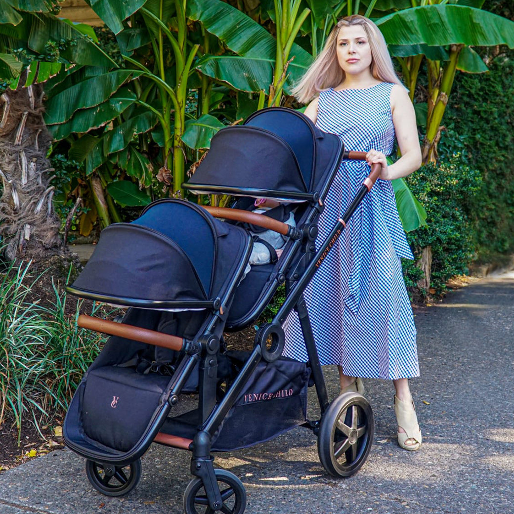 Maverick Single to Double Stroller With Two Toddler Seats