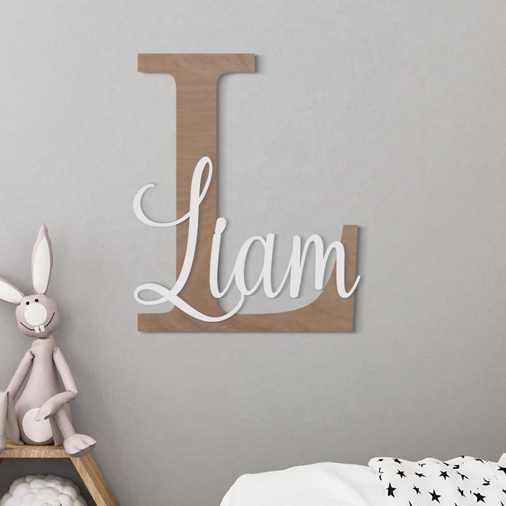 Nursery Initial & Name On It