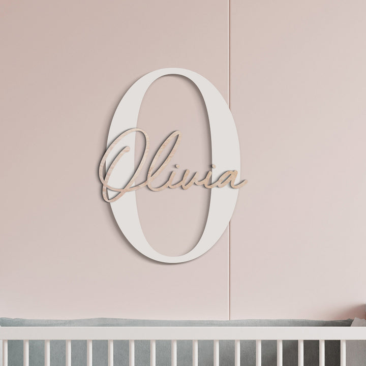 Nursery Initial & Name On It