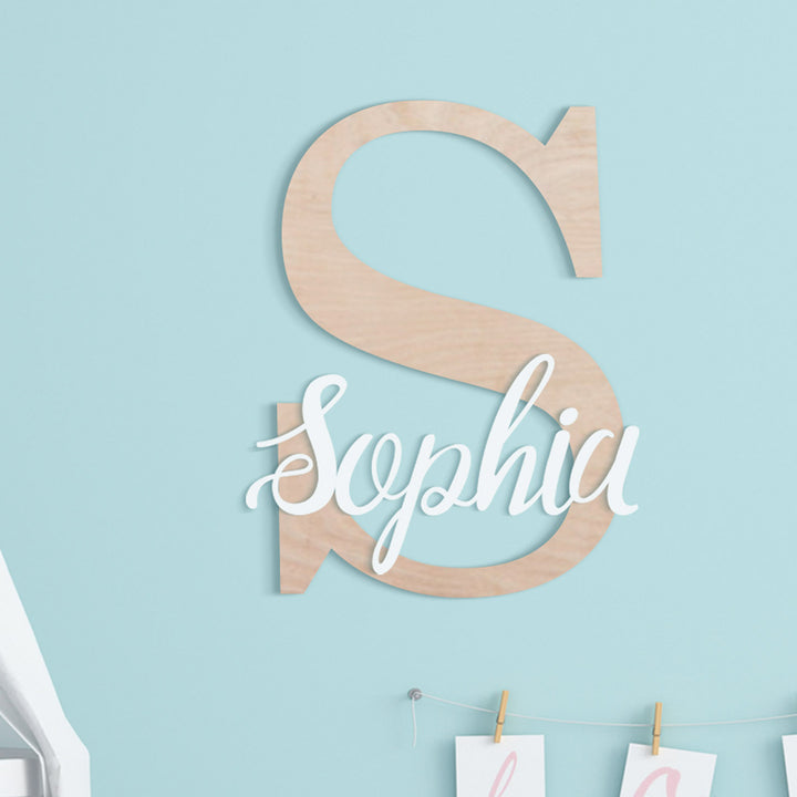 Nursery Initial & Name On It
