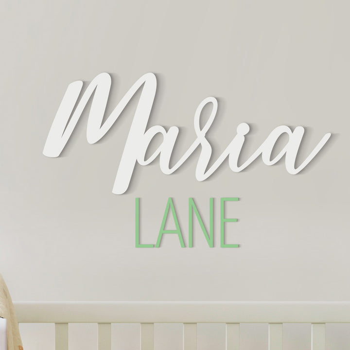 First & Middle Name Sign