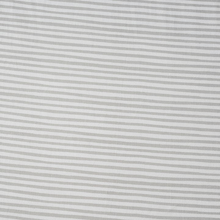 Stokke's Sleepi V3 Mini Fitted Sheet By Pehr up close pattern in -- Color_Stripes Away Pebbles