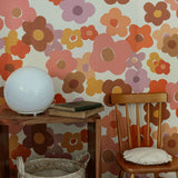 Summer Love Floral Mural